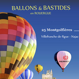 Vol libre en ballon Montgolfiere, La Rouquette